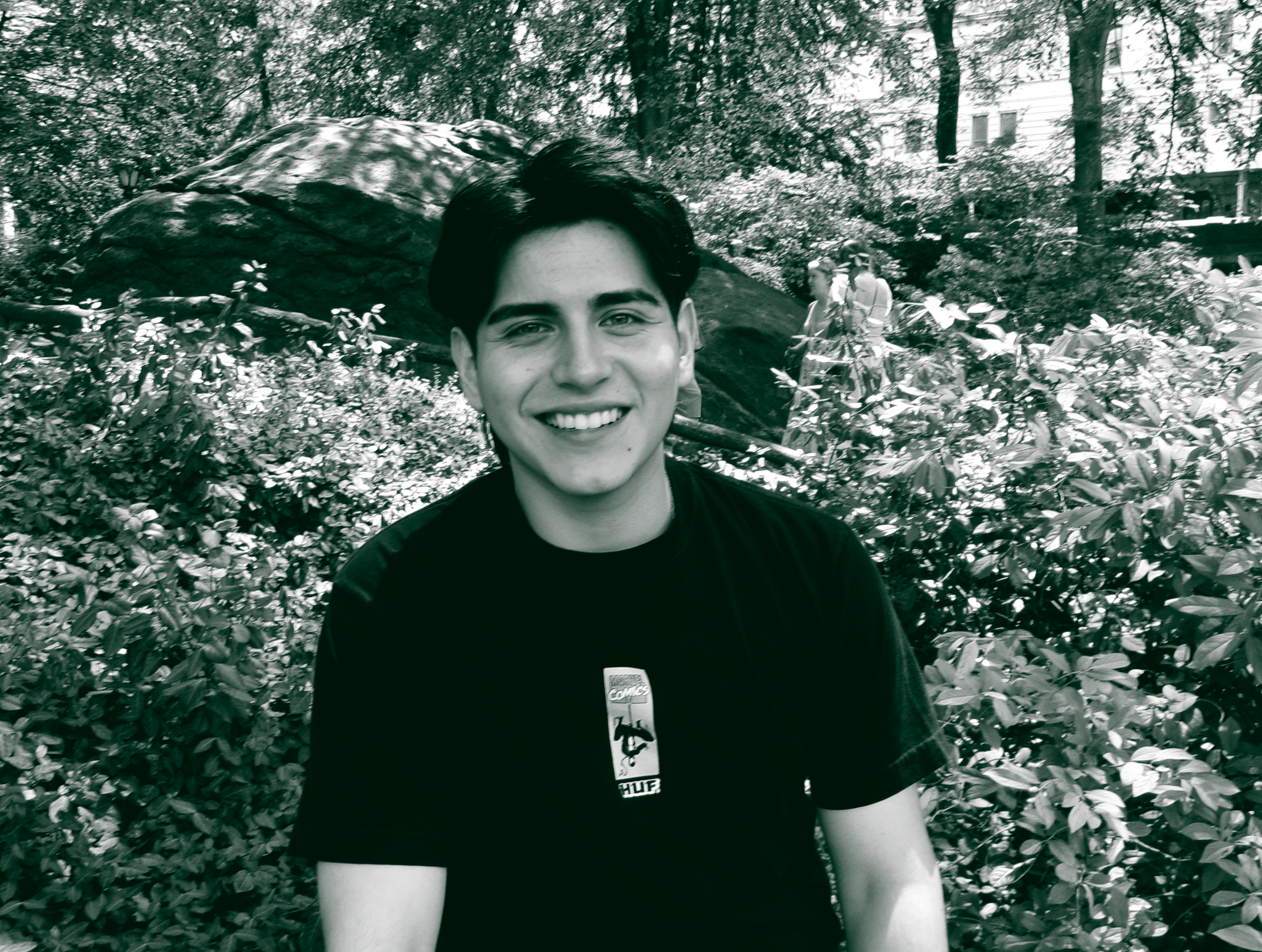 Juan smiling
